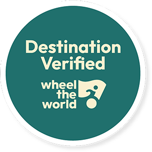Destination Verified Wheel the World logo
